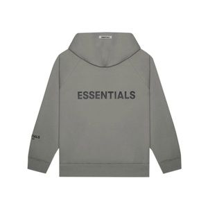 Fear of God Essentials Charcoal Zip-Up Hoodie
